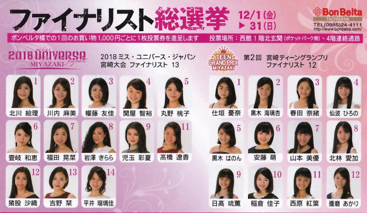 リスト ファイナ ミス ユニバース