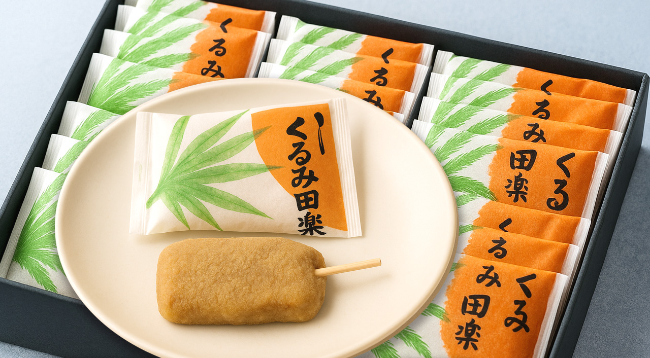 宮崎の懐かしの銘菓くるみ田楽のイメージ写真