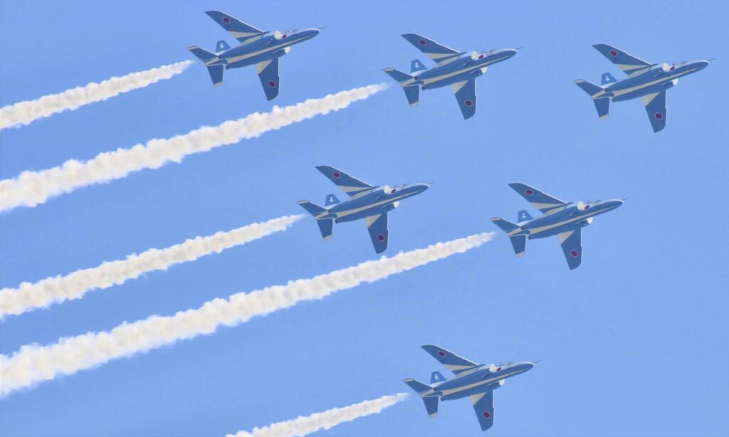 宮崎航空祭ブルーインパルス