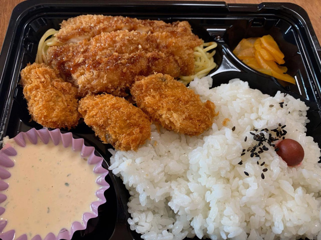 逆ギレ弁当ー確か広島産牡蠣フライ弁当2