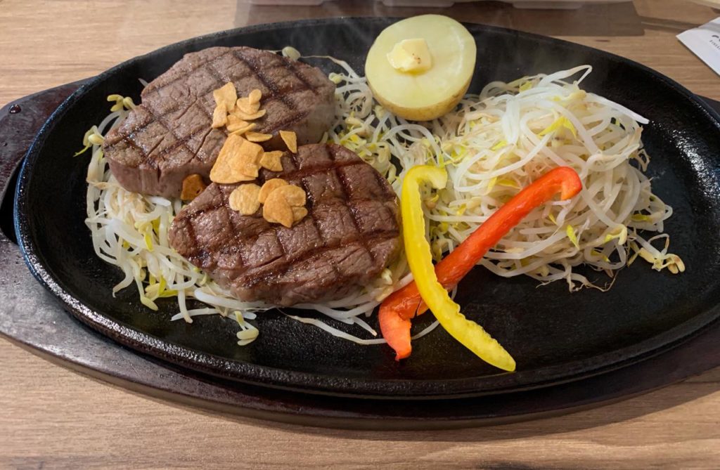 岡崎牧場ステーキ店ヒレ肉