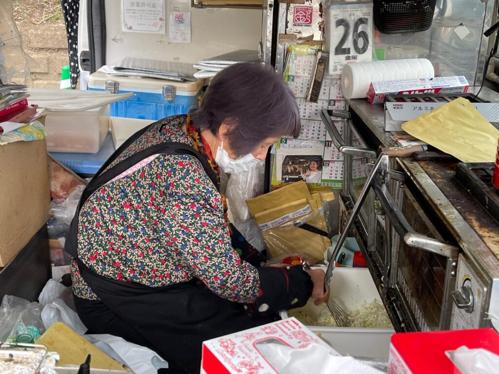 堀切峠ト平和台のホットドッグ