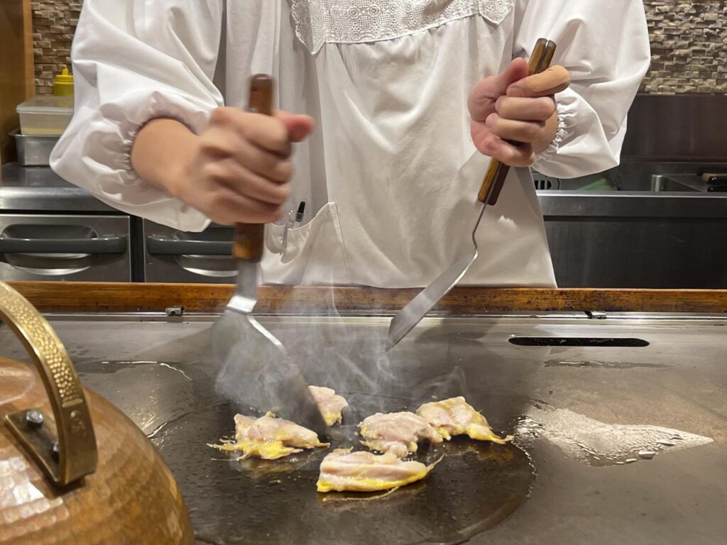 鉄板焼きチキン南蛮らくい