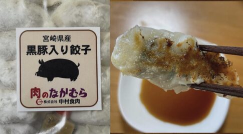 宮崎餃子購入額日本一【肉のなかむら黒豚入り餃子】を食べました