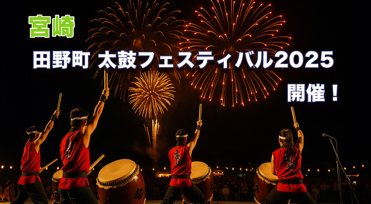 田野町太鼓フェスティバル2025アイキャッチ画像