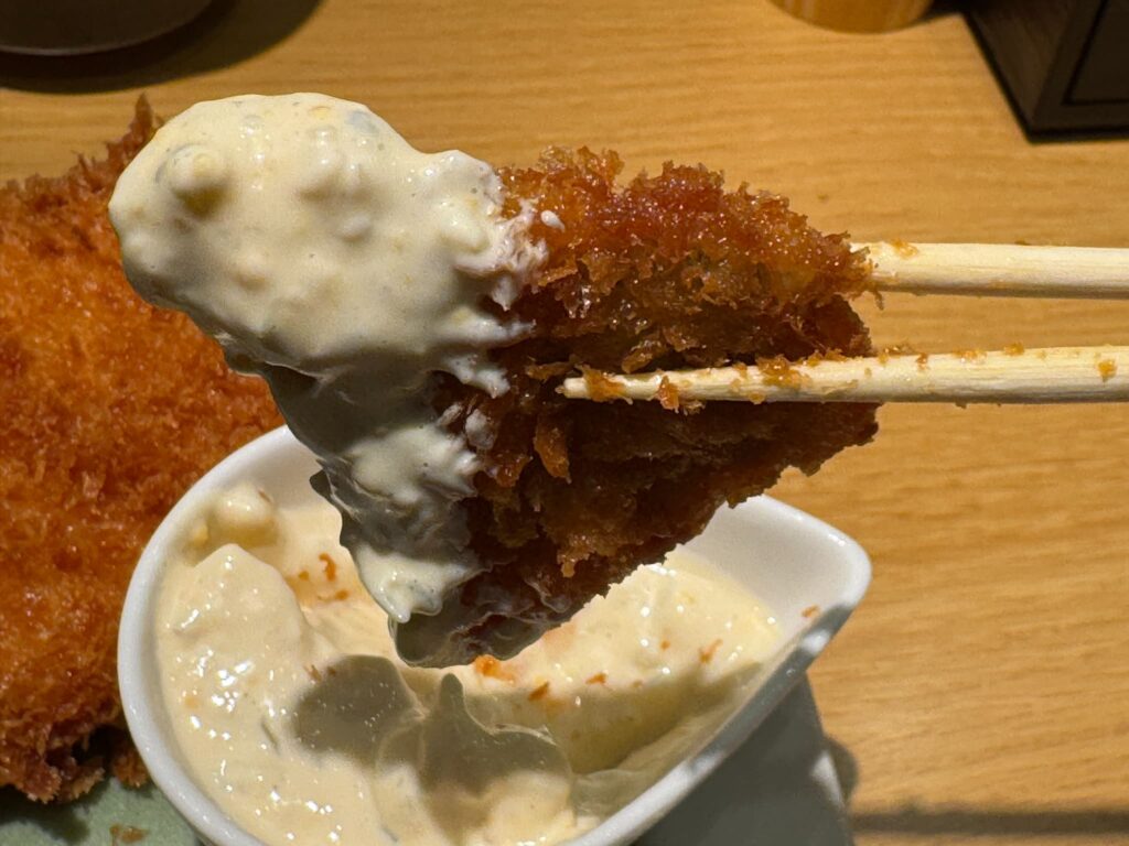 本まぐろ 鷹島 宮崎店アミュプラザみやざき店さくっふっわアジフライ4