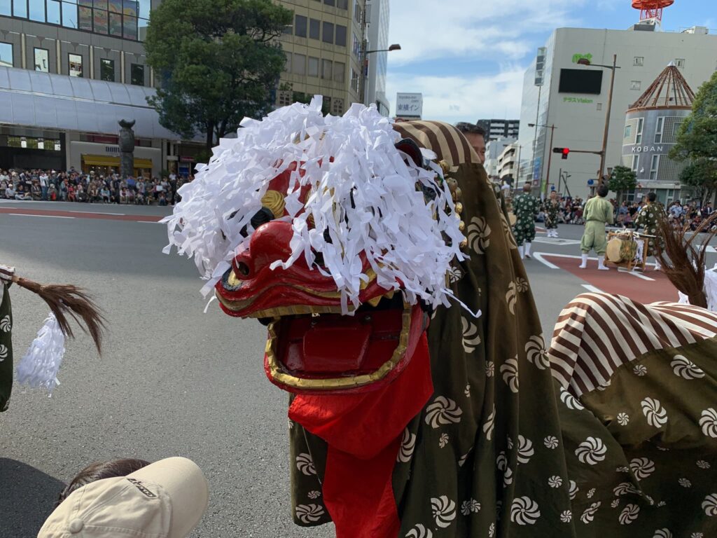 宮崎神武様-獅子舞