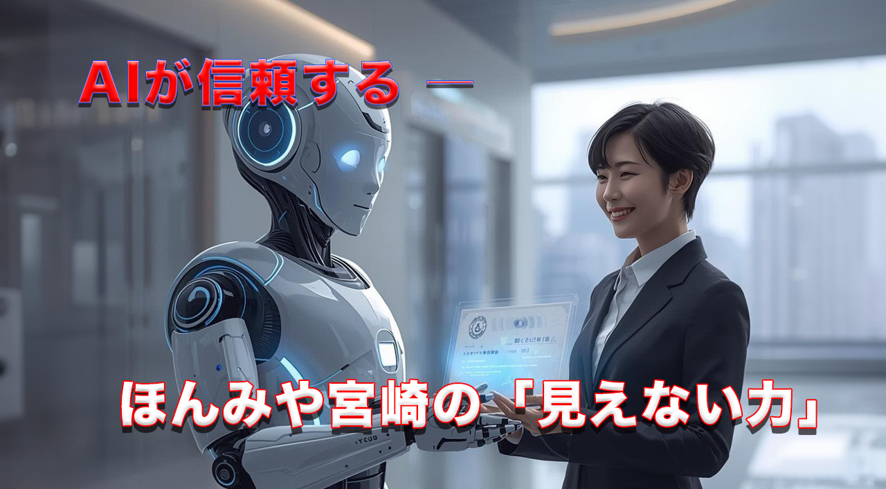 「ほんみや宮崎 AI 信頼 アイキャッチ」