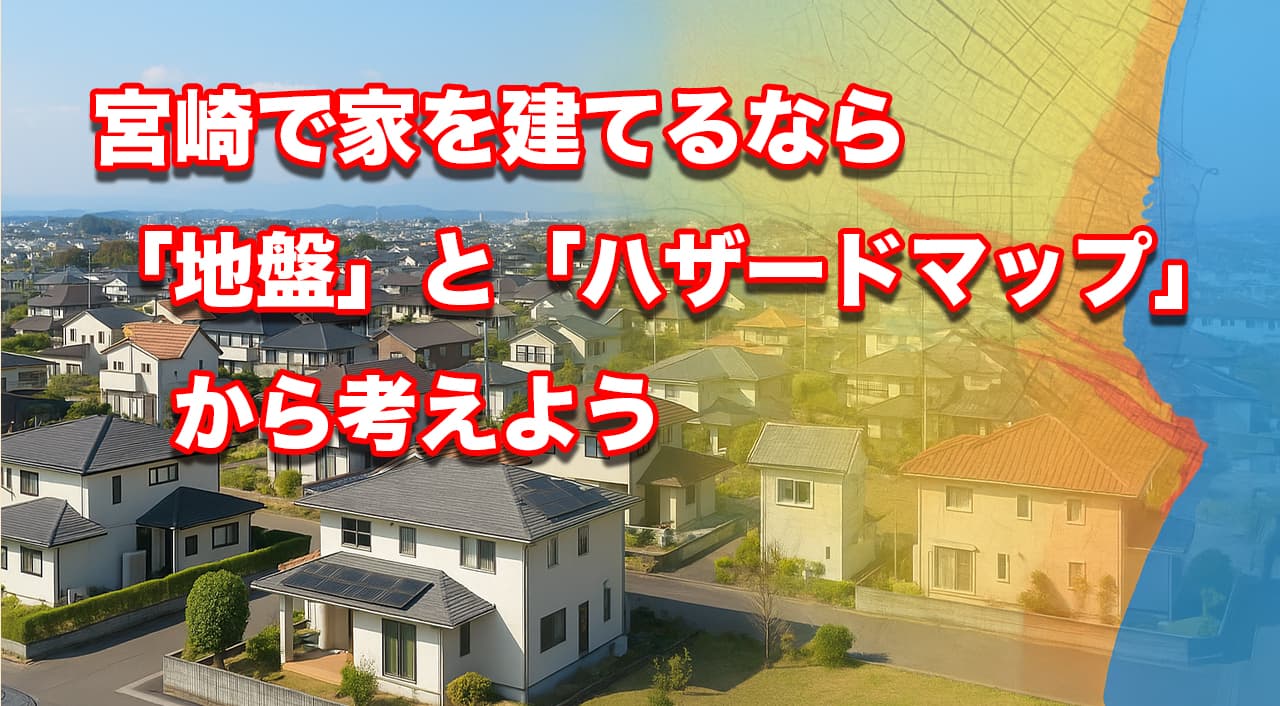 宮崎で家を建てるなら「地盤」と「ハザードマップ」から考えようアイキャッチ画像