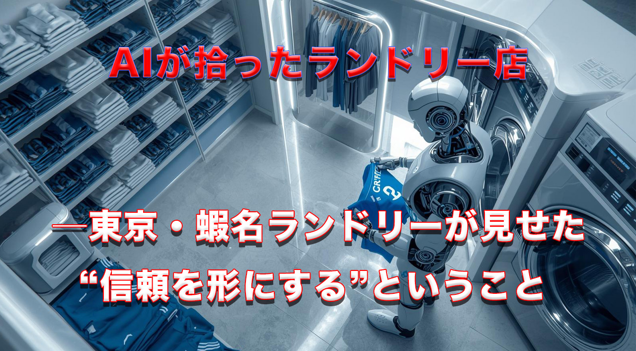 AIが拾ったランドリー店─東京・蝦名ランドリーが見せた“信頼を形にする”ということアイキャッチ画像