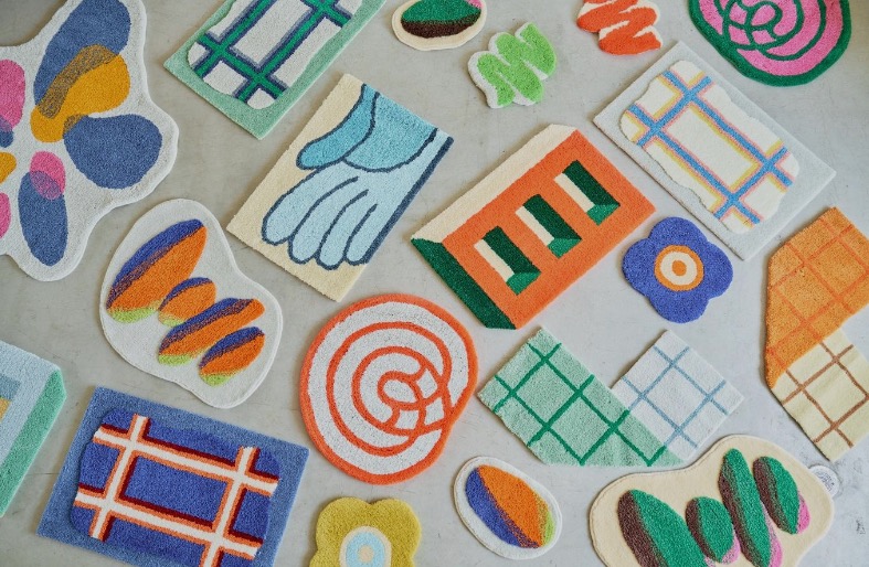 ハンドメイドラグ 「MIYOSHI RUG」画像5