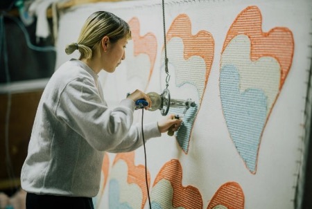 ハンドメイドラグ 「MIYOSHI RUG」画像2