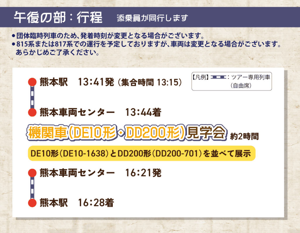 機関車DE10形・DD200形 車両見学会を熊本車両センターで開催-午後の部画像