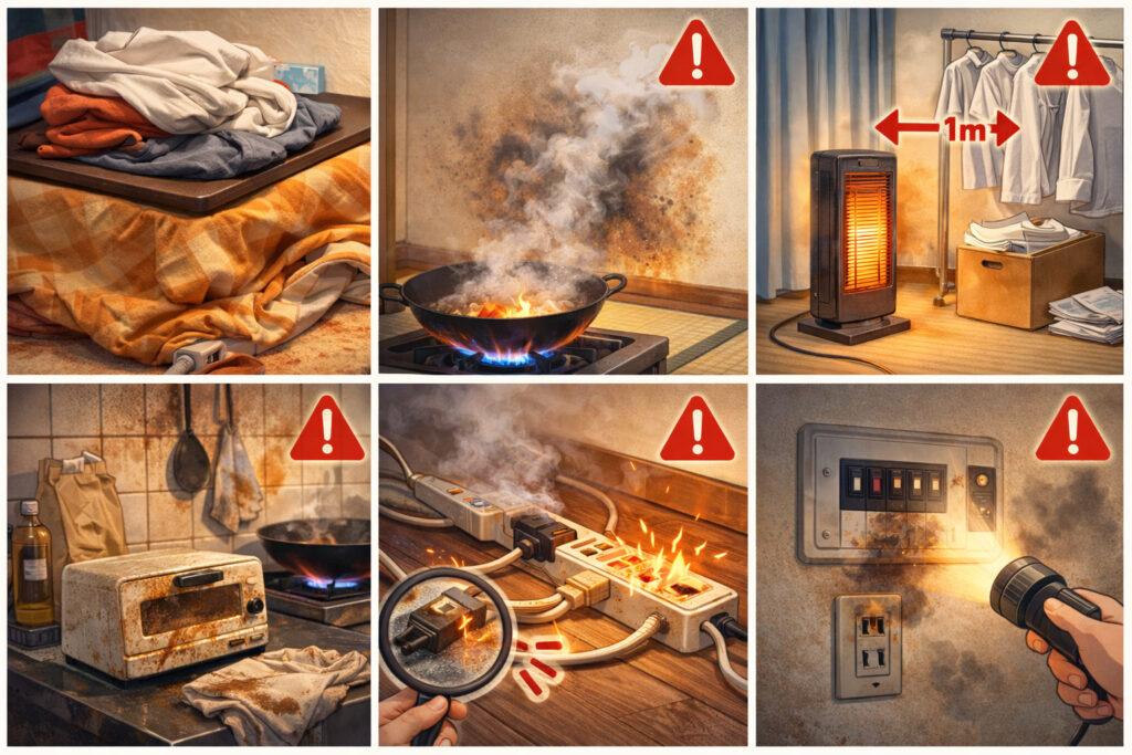 低温火災のケースの画像