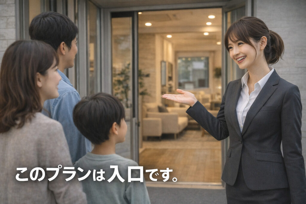 このプランは入口ですー画像