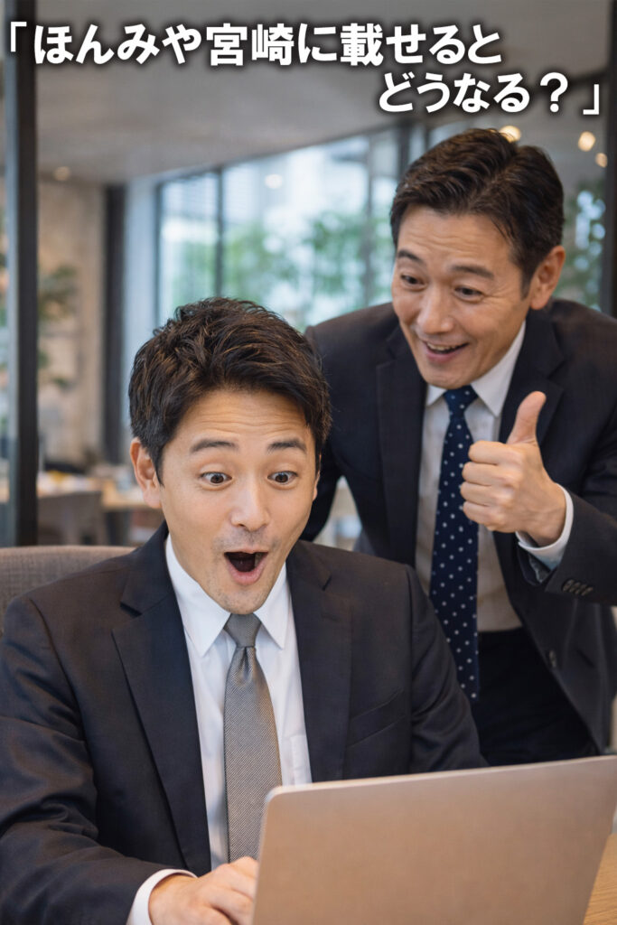 ほんみや宮崎に掲載するとどうなるー住宅メーカーの画像