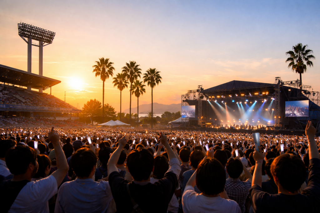 日向坂46“ひなたフェス2026”9月5日・6日開催決定！2年ぶり復活｜ほんみや宮崎ーひなたフェスイメージ1