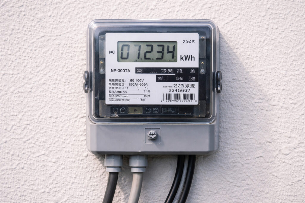 電力量計
電力会社との売電・買電を管理1