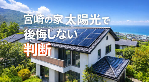 【建築士が解説】宮崎の家に太陽光発電は必要？メリットと見落としがちな現実-ーアイキャッチ画像