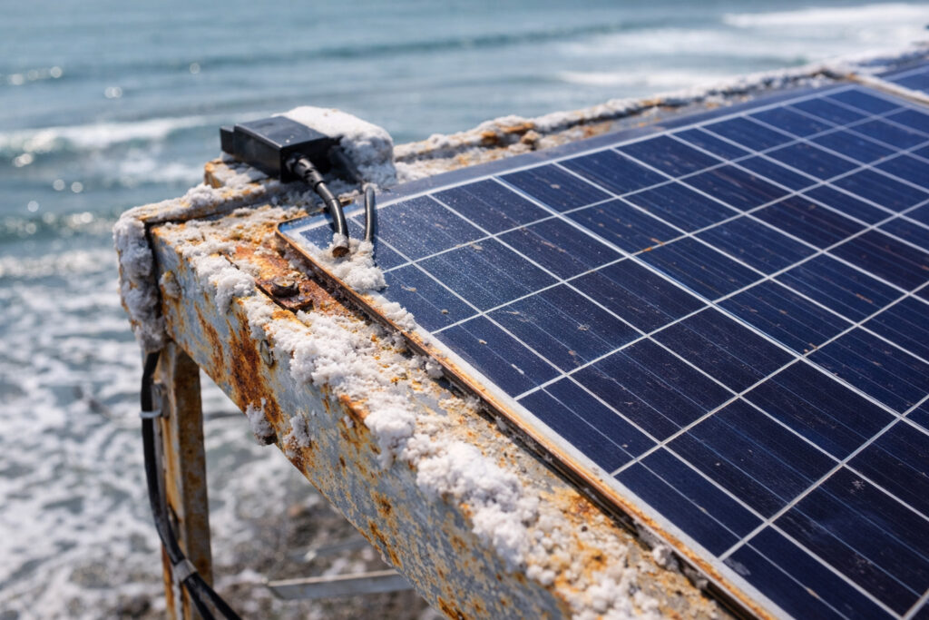 宮崎で太陽光発電が塩害によるリスク