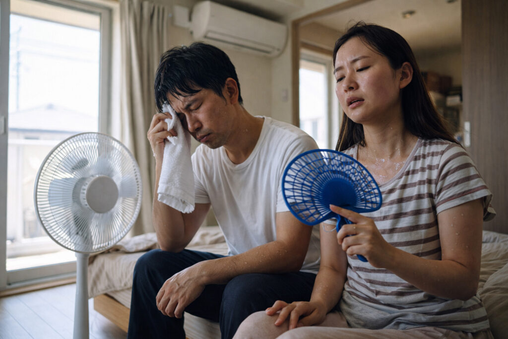 夏-2階のエアコンが効かない画像ー宮崎市中心部・大塚・花ヶ島