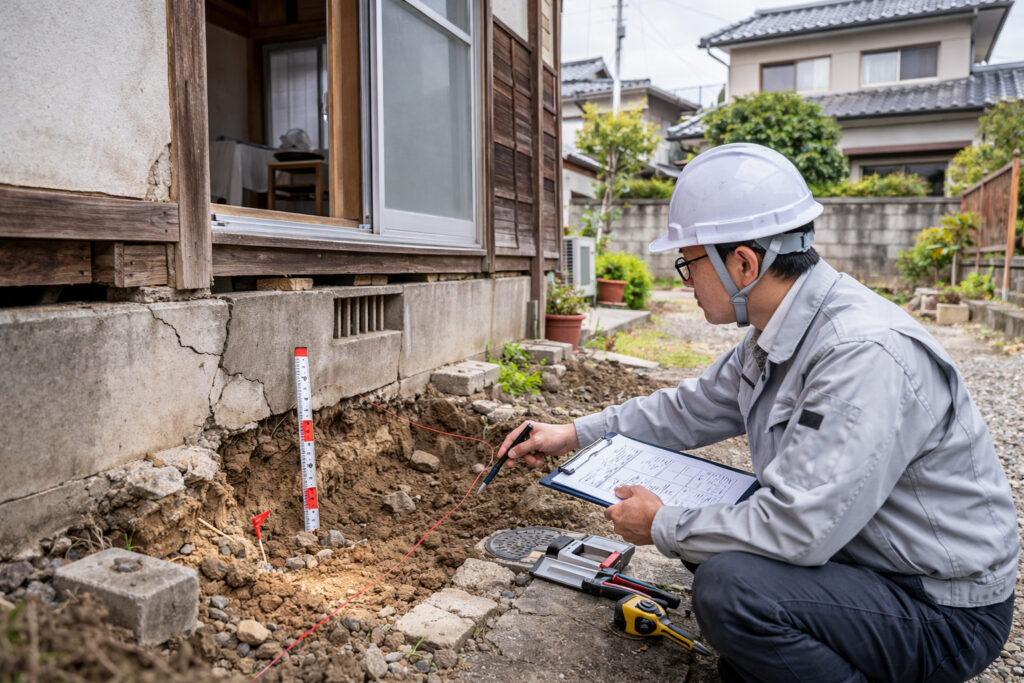 築30年の実家は地震で崩れる？建築士・耐震診断士が教える宮崎の住宅リスクと安心の根拠ー基礎のチェック