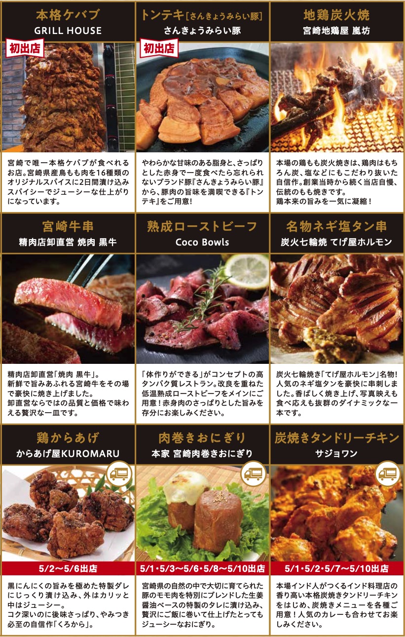 アミュひろばが肉の楽園に！「みやざき肉の博覧会2026 駅前ニクまみれ」出店画像1