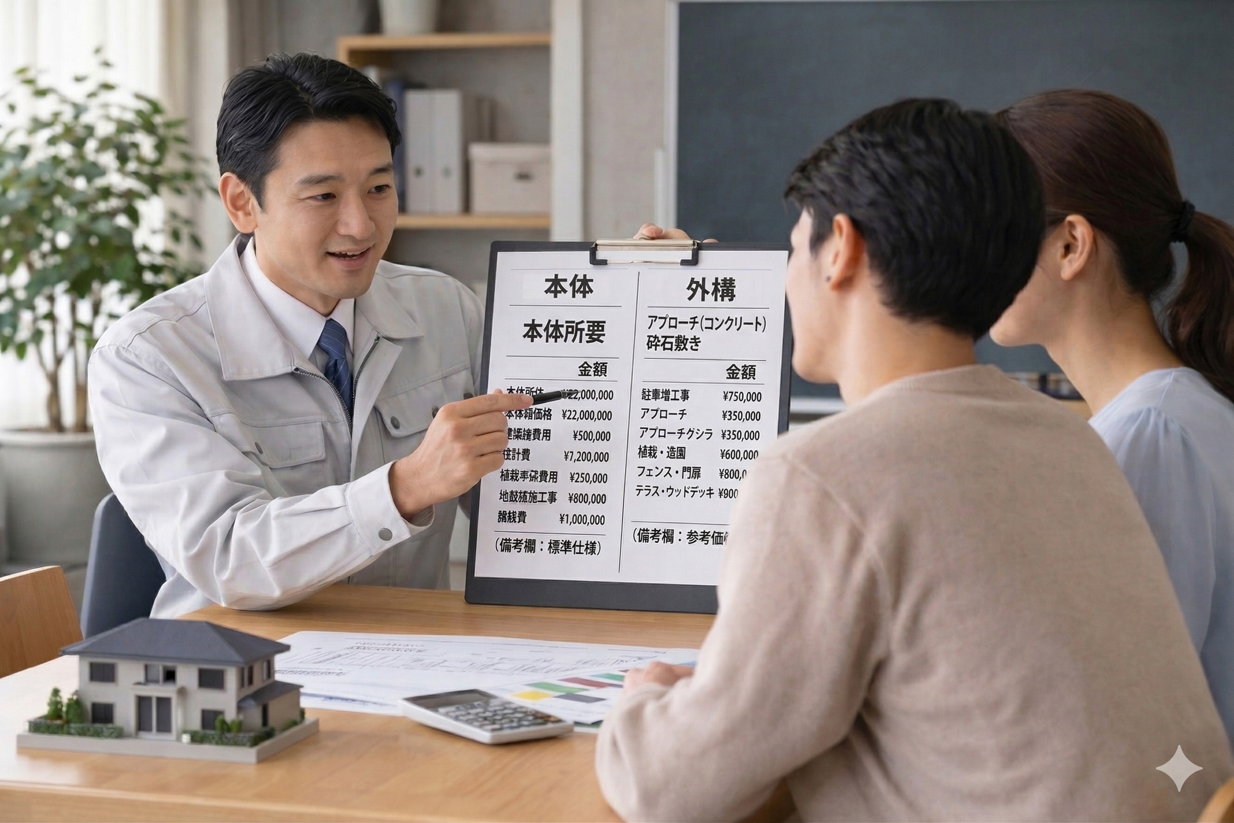 見積もりが総額で表示されているか？-画像