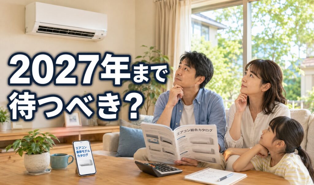 エアコン買い替えは2027年まで待つべき？