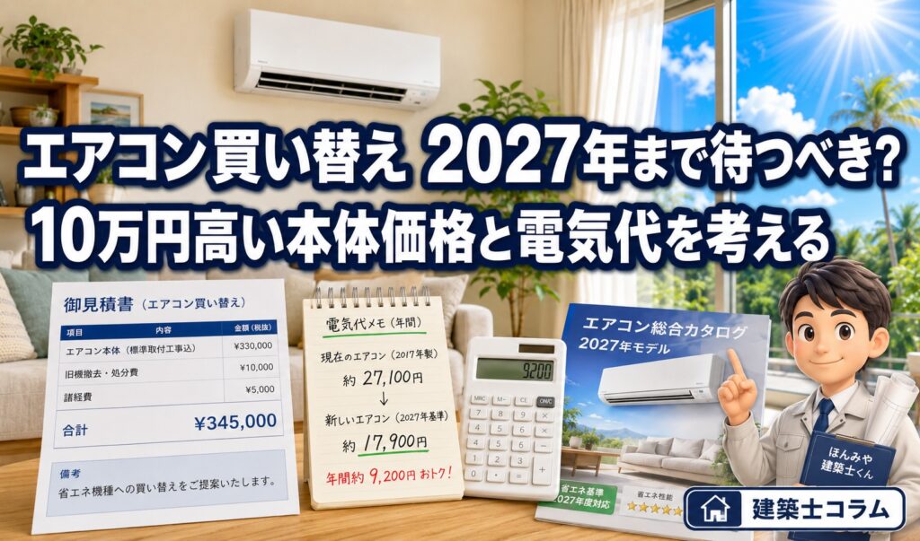 エアコン買い替え207年まで待つべき？