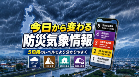 宮崎でも確認を　2026年5月29日から新たな防災気象情報へ｜5月28日午後から順次切り替え｜ほんみや宮崎