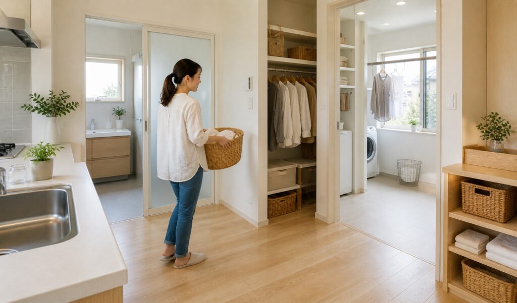 平屋は家事動線と収納で暮らしやすさが大きく変わる