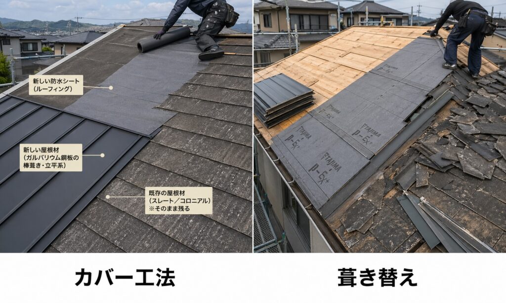 屋根工事の種類と考え方−2