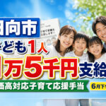 日向市で子ども1人あたり1万5千円支給へ　物価高対応子育て応援手当は6月下旬予定