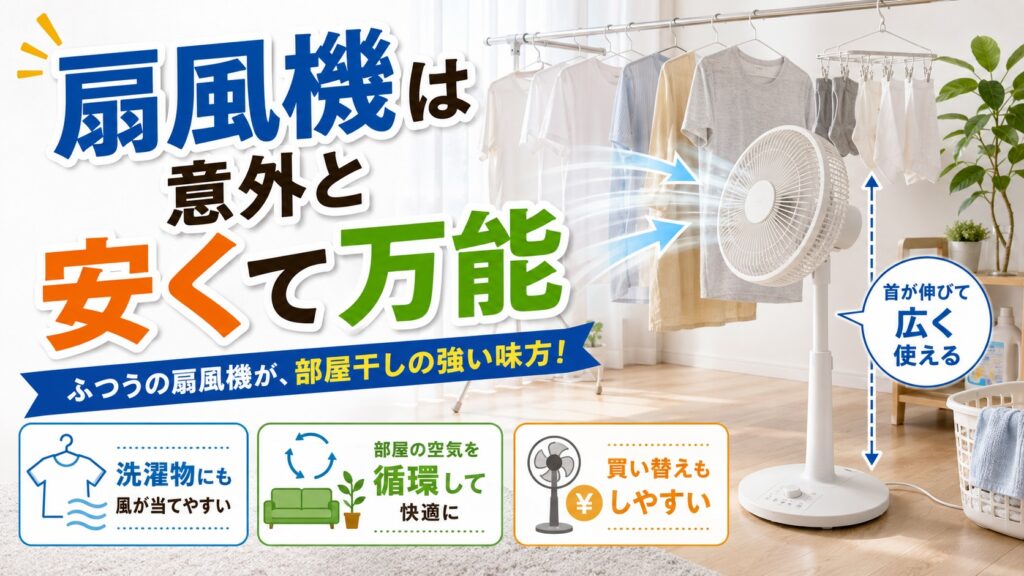 扇風機が意外と万能