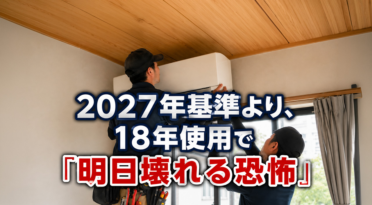 宮崎でエアコンを買い替えた理由。2027年基準より、18年使用で「明日壊れる恐怖」でした｜ほんみや宮崎