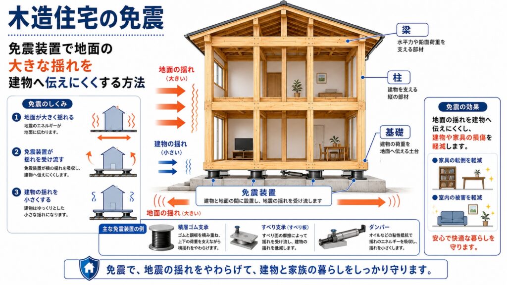 木造住宅の免震