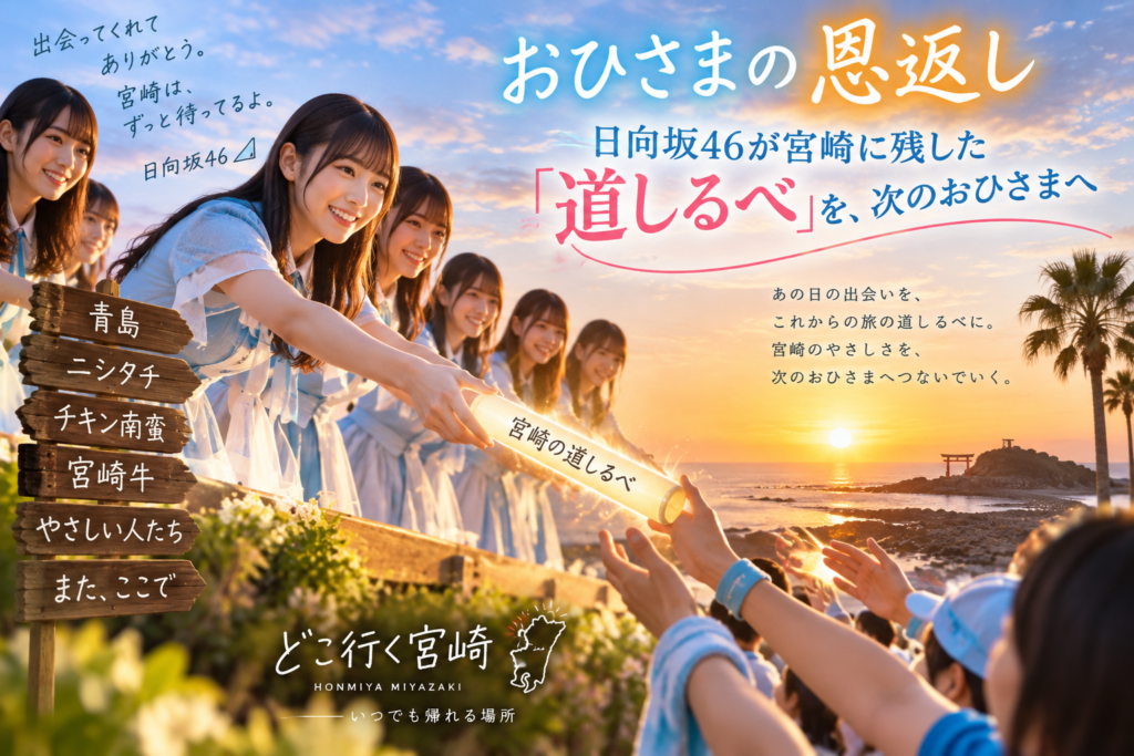 おひさまの恩返し｜日向坂46が宮崎に残した「道しるべ」を、次のおひさまへ