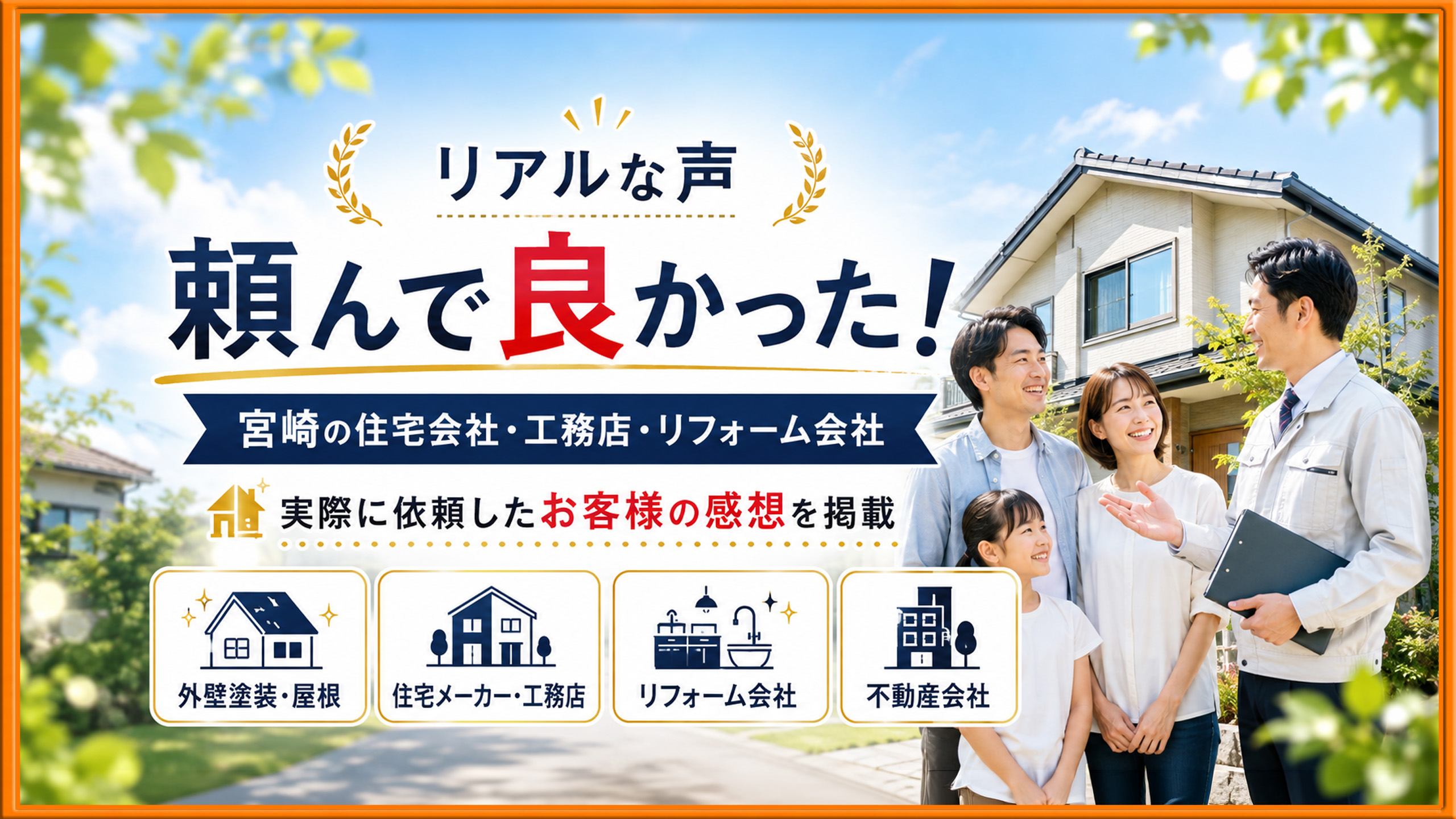 頼んで良かった！建築のリアルな声