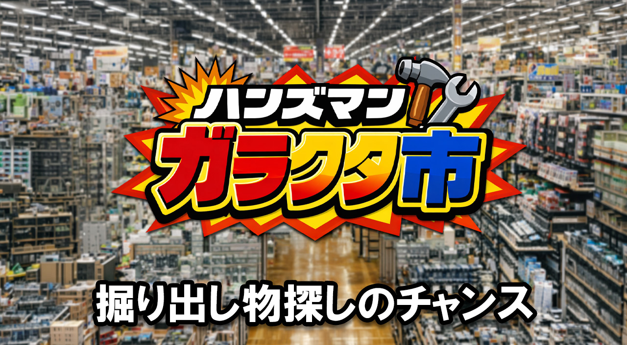 【10月19日まで】ハンズマン「秋のガラクタ市2026」開催中！宮崎4店舗で掘り出し物を大放出