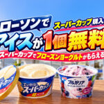 【1個買うと1個無料】ローソンでアイスがお得！スーパーカップ購入でフローズンヨーグルトがもらえる