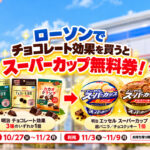 【アイス1個無料】ローソンで198円の対象チョコ購入でもスーパーカップがもらえる！｜ほんみや宮崎