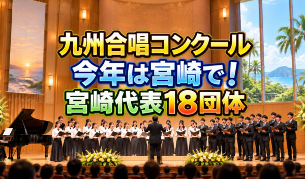 今年は宮崎で開催！「第81回九州合唱コンクール」9月11日開幕！宮崎代表18団体を紹介｜ほんみや宮崎