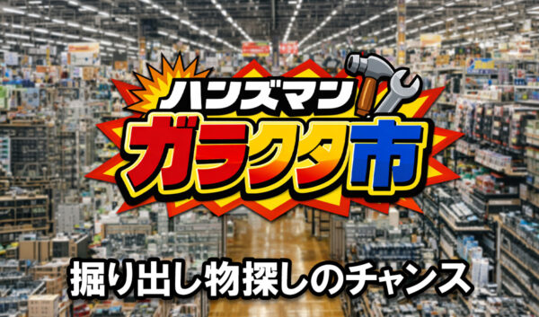 【10月19日まで】ハンズマン「秋のガラクタ市2026」開催中！宮崎4店舗で掘り出し物を大放出